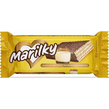 Cukrovinka Marilky Mléčná s příchutí Vaječného koňaku 40g