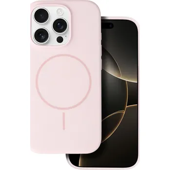 Pouzdro na mobilní telefon Zadní kryt Magsafe Slim Silicone pro iPhone 13 Pro light pink