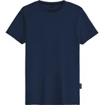 Pánské tričko John Frank JFTMOD10 Tm. modrá, XXL