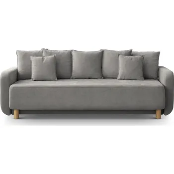 Pohovka Šedá rozkládací pohovka s úložným prostorem 231 cm Elen – Micadoni ID_1771580