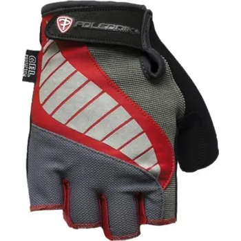 Cyklistické rukavice rukavice POLEDNIK Gelmax - ČERVENÁ, S