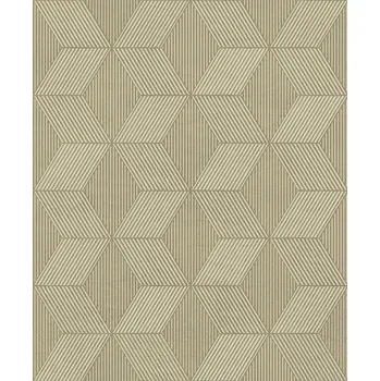 Tapeta Masureel Geometrická vliesová tapeta na zeď, béžovo-zlatá, ORB502, The Texture Book, Masureel, velikost 10,05 x 0,53 m