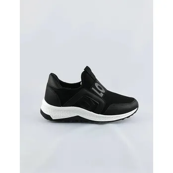 Dámská fitness obuv Černé sportovní slip-on boty s prodlouženou špičkou od COLIRES, odstíny černé uni velikost i392_19458-D