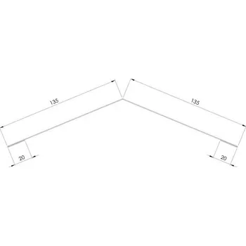 Hřebenáč r.š. 310mm Barva: RAL 8004 - Měděná hnědá, Materiál: Lakovaný pozinkovaný plech MATT