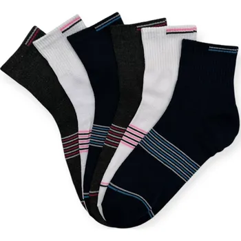 Pánské ponožky Sportovní ponožky dámské KW314 - (MIX BAREV) 6 párů - 35-38
