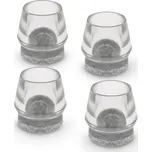 Walteco Krytka s filcem průměr 16-18mm, transparentní, 4 ks