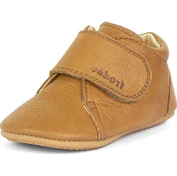 Capáčky FRODDO dětské botičky pro miminka PREWALKERS G1130016-2 cognac 22