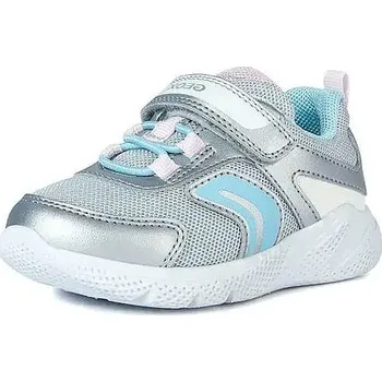 Dívčí tenisky GEOX dívčí tenisky SPRINTYE B254TB/01454/C1294 stříbrné 25