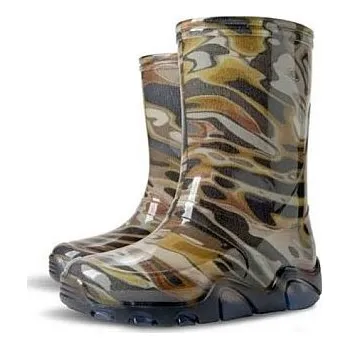 Dívčí holínky Demar dětské holínky STORMER PRINT 107331 maskáč NP