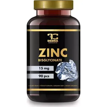 Speciální výživa ZINEK BISGLYCINÁT 15 mg, doplněk stravy. jedné z nejúčinnějších a nejlépe vstřebatelných forem zinku na trhu. 90 kapslí