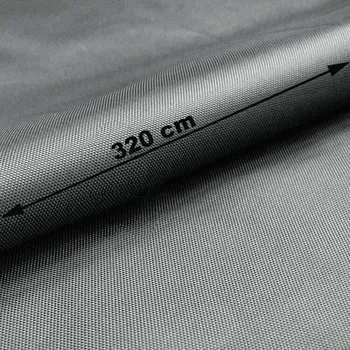Nepromokavá látka Oxford WR Teflon, šíře 320 cm, Šedá