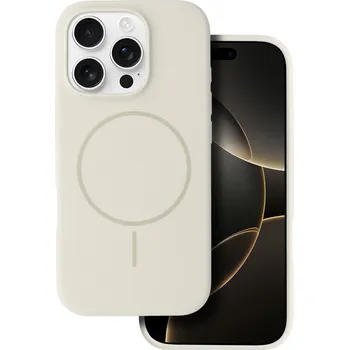 Pouzdro na mobilní telefon Zadní kryt Magsafe Slim Silicone pro iPhone 15 Pro stone