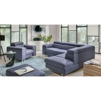 Sedací souprava Kožená rohová sedací souprava Boston 1