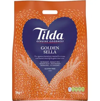 Rýže Tilda Zlatá Sella Basmati Rýže 5Kg