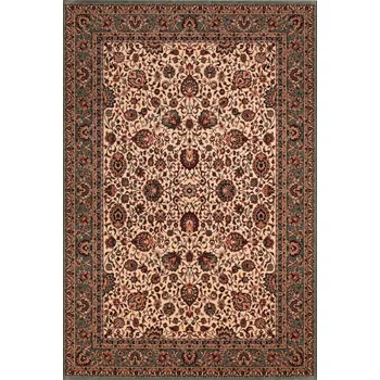 Koberec Kusový koberec KASHQAI 4362-101 béžovo-zelený Rozměr: 80x160 cm