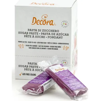 Decora, Itálie Extra tvrdá - Potahovací hmota 100g fialová - Decora | Skvělé pro Váš domácí dort