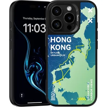 Pouzdro na mobilní telefon Zadní kryt Benks Dynamic City Hong Kong pro iPhone 16 Pro