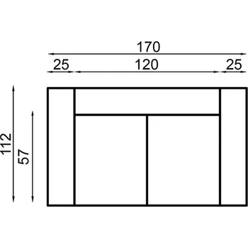 Pohovka Pohovka Bazalt 2/2B