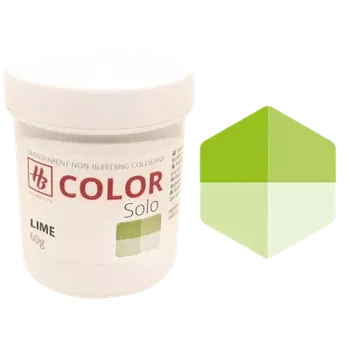 Koupelová kosmetika Barva do mýdla nemigrující 60g LIMETKOVÁ (HB Color Solo Lime)
