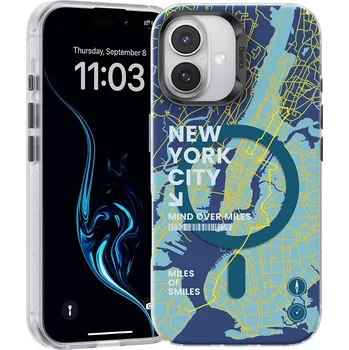 Pouzdro na mobilní telefon Zadní kryt Benks Magnetic City New York pro iPhone 16