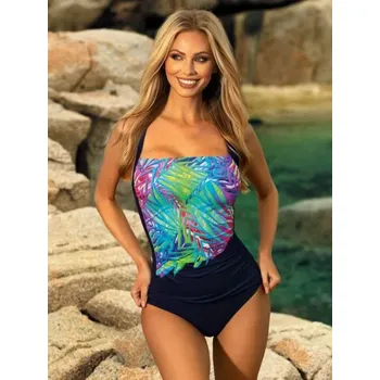 Dámské plavky Antella/683 - jednodílné plavky Aquarilla, 95 D, mix vzor