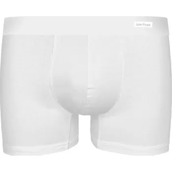 Boxerky Pánské boxerky JOHN FRANK JFBMODHNA01 Bílá, L