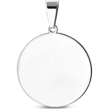 Přívěsek Šperky4U Ocelový přívěšek kulatý 25 mm - DR1167-L