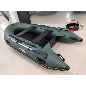 Člun Nafukovací člun Willis boats RY-BD300 v zelené barvě s nafukovací podlahou