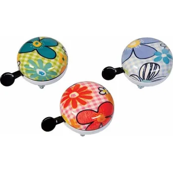 Zvonek na kolo Widek Zvonek na kolo WIDEK ART COLLECTION FLOWER 80mm 3 barvy krabička 6 ks.