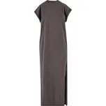 Build Your Brand Dámské dlouhé vintage šaty - Magnet | L