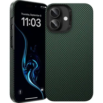 Pouzdro na mobilní telefon Zadní kryt Benks Magnetic Armor Tint Kevlar 1000D (0064) pro iPhone 16 Plus green
