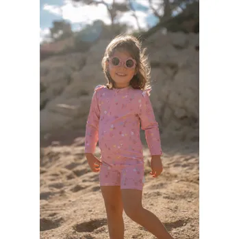 Kojenecké plavky LITTLE DUTCH plavky dlouhý rukáv OCEAN TREASURES Velikost: 98/104 UPF 50+