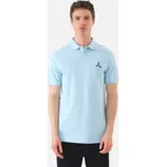 Pánské tričko John Frank JFTPOLO18-MACAW Sv. modrá, M