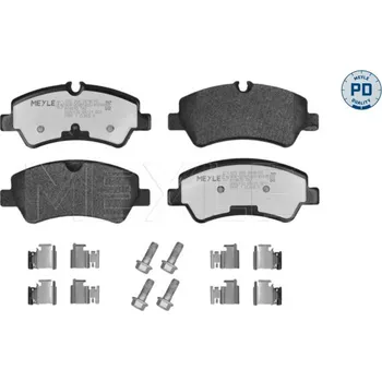Brzdová destička Sada brzdových destiček, kotoučová brzda MEYLE 025 256 0418/PD