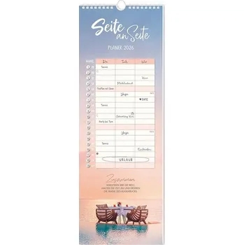 Paarplaner 2026 Seite an Seite - Grafik Werkstatt