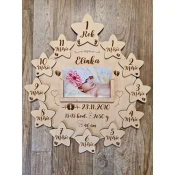 Přívěsek Každý měsíc života - Hvězdy (Každý měsíc života - Hvězdy)