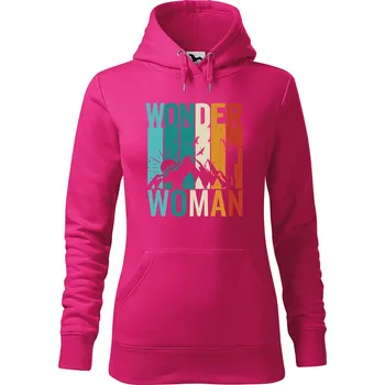 Pánská mikina Dámská mikina Wonder woman Velikost (žena): XS, Vyberte barvu: Purpurová