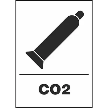Láhev Tlaková láhev CO2 - samolepka 100 x 140 mm