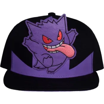Pokrývka hlavy Snapback čepice - kšiltovka Pokémon: 3D Gengar (nastavitelná)