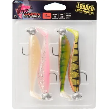 Umělá nástraha Fox Rage Gumová Nástraha Zander Pro Loaded Uv Mixed Colour Packs Délka: 10cm, Hmotnost: 10g