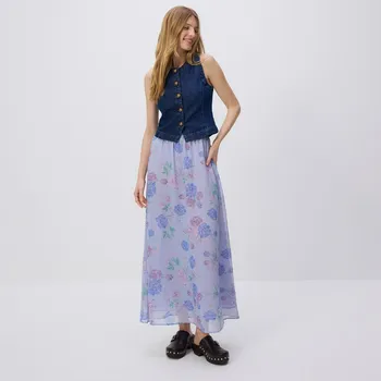 Dámská sukně Reserved - Vzorovaná sukně - vícebarevná - 125GO-MLC - 125GO-MLC-L