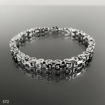 Náramek Pánský ocelový náramek královský vzor č. 572