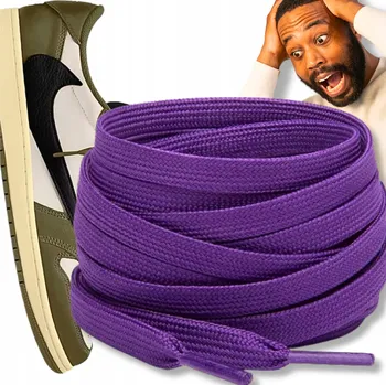 Tkaničky do bot KICKS-GEEKS fialové tkaničky do bot délky 180 cm