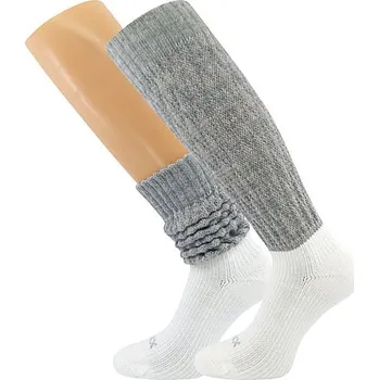Dámské ponožky VOXX Ponožky dámské zimní NARVIK s merinem a alpakou SVĚTLE ŠEDÉ 35-38 125340