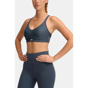 Podprsenka Dámská podprsenka Under Armour UA Infinity Low 2.0 B 1384126-044 Šedá XS D-DD