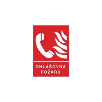 Značení Ohlašovna požárů - tabulka 140 x 200 mm