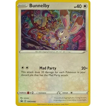 Sběratelská karetní hra The Pokémon Company Pokémon TCG: WSH082 Bunnelby - Black Star Promos