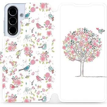 Pouzdro na mobilní telefon Mobiwear flip knížkové pro Samsung Galaxy A56 - Strom