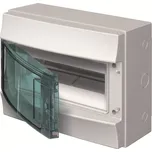 Rozvodnice 12-modulů na povrch Mistral65 průhledné dveře IP65 ABB 1SLM006501A1202