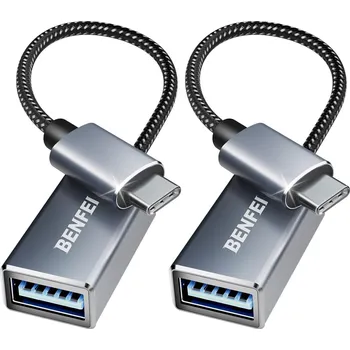 Datové redukce BENFEI USB-C na USB 3.0 adaptér, balení 2 kusů, šedý